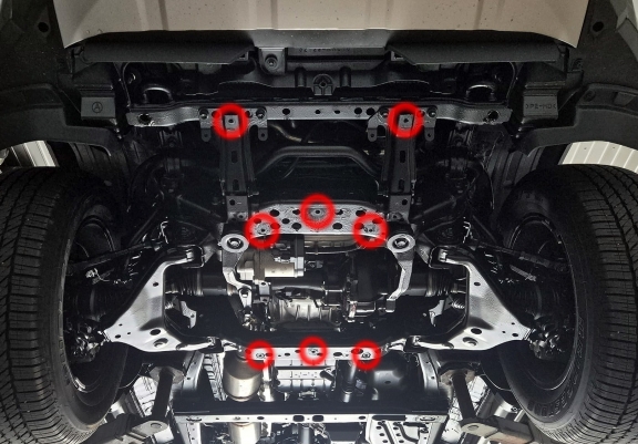 Kryt pod motor Toyota Hilux EV