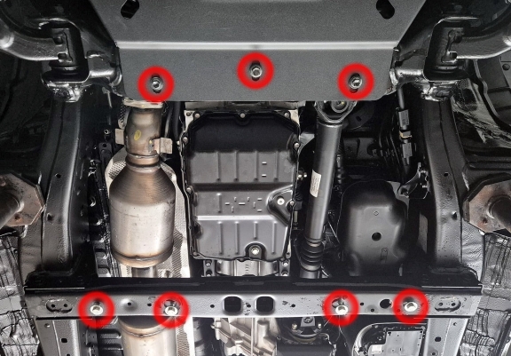 Kryt pod převodovka Toyota Hilux
