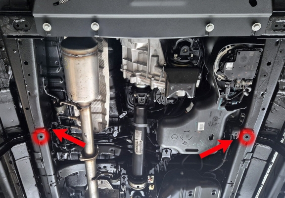 Kryt pod diferenciál Toyota Hilux
