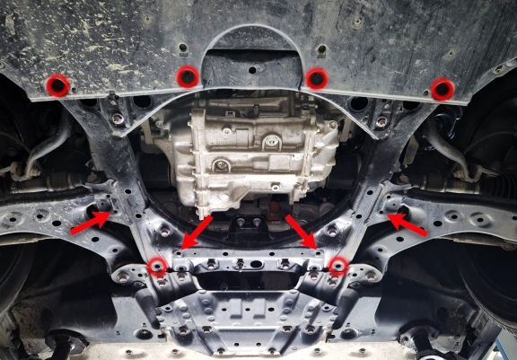 Kryt pod motor Toyota BZ4X