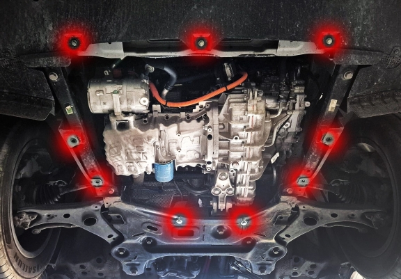 Kryt pod motor hliník Jaecoo J7