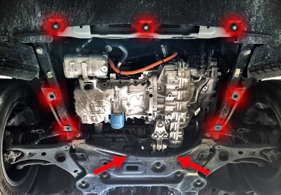 Kryt pod motor hliník Jaecoo J7