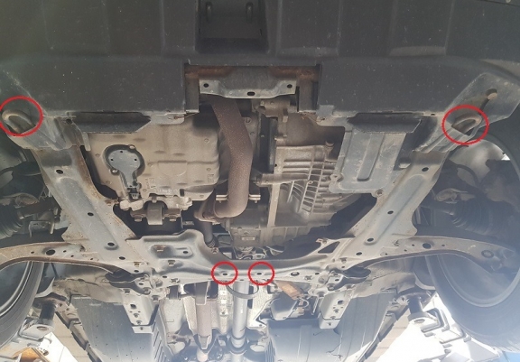 Hliníkový kryt pod motor Honda CR-V