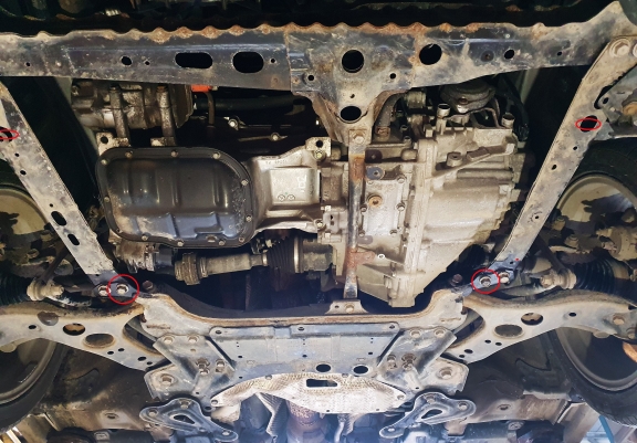 Kryt pod motor hliník Toyota Auris