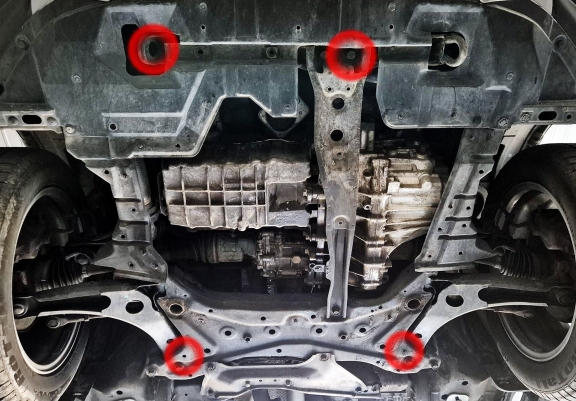 Kryt pod motor Citroen C - Crosser